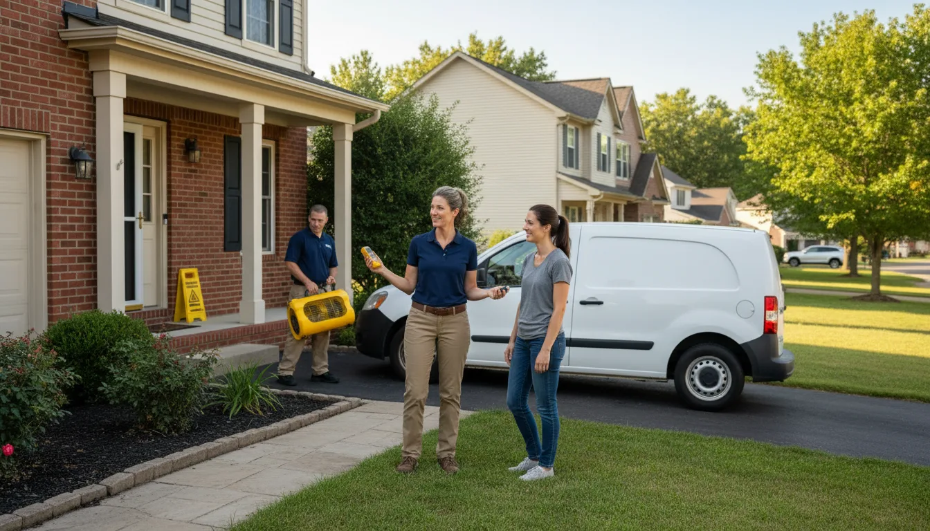 Residential water damage restoration in Raleigh, NC
